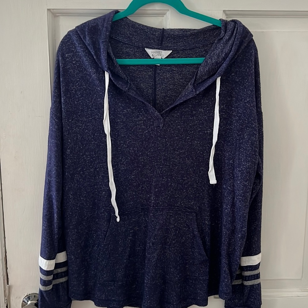 Market and Spruce Navy pullover sz XL